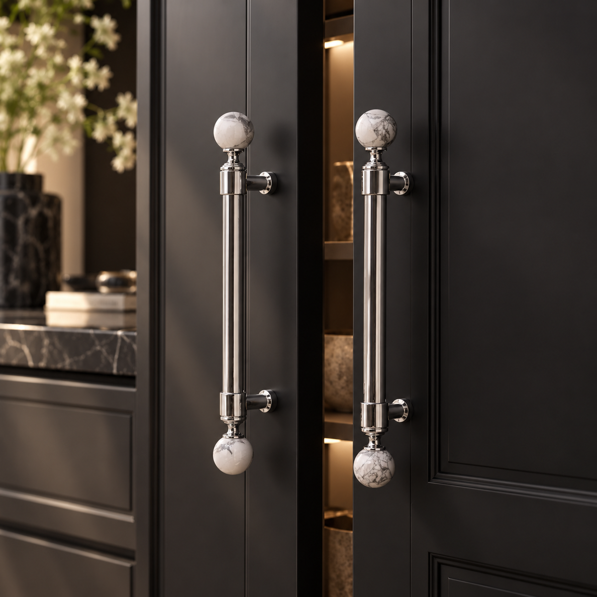 Sphere-Accent Cabinet Knobs & Bar Pulls – FH-C021