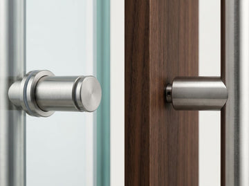 Bespoke pull handle mounting detail