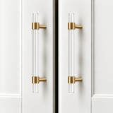 Acrylic & Brass Cabinet Knobs & Pulls – FH-C022