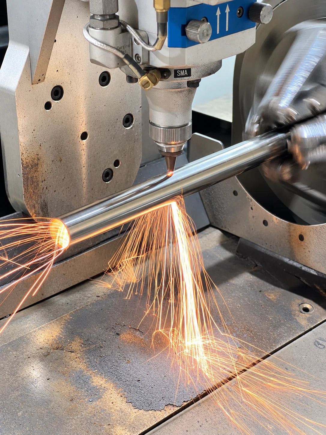 Precision CNC milling of solid brass hardware components