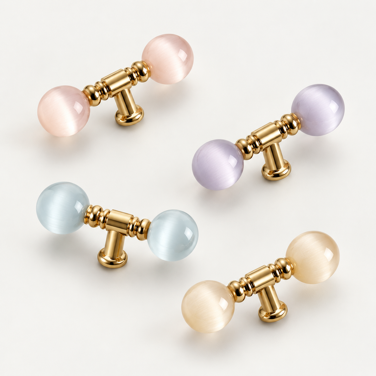 Gold-Tone Sphere Cabinet Knobs & Pulls – FH-C026