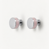 Flat Round Brass Cabinet Knob with Decorative Band – FH-C023