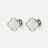 Brass & Resin Quatrefoil Cabinet Knob – FH-C015