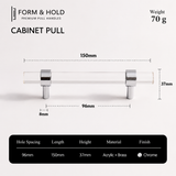 Acrylic & Brass Cabinet Knobs & Pulls – FH-C022