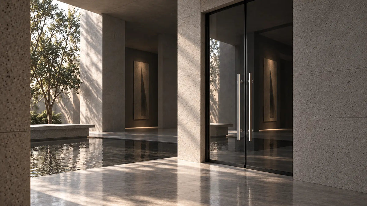 Architectural door pull handles