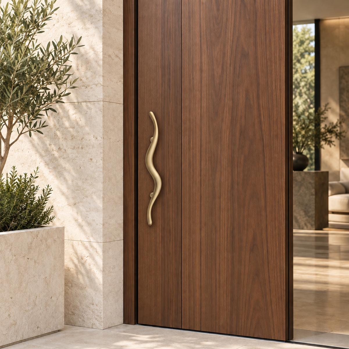 RHEA Sculptural Door Pull Handle