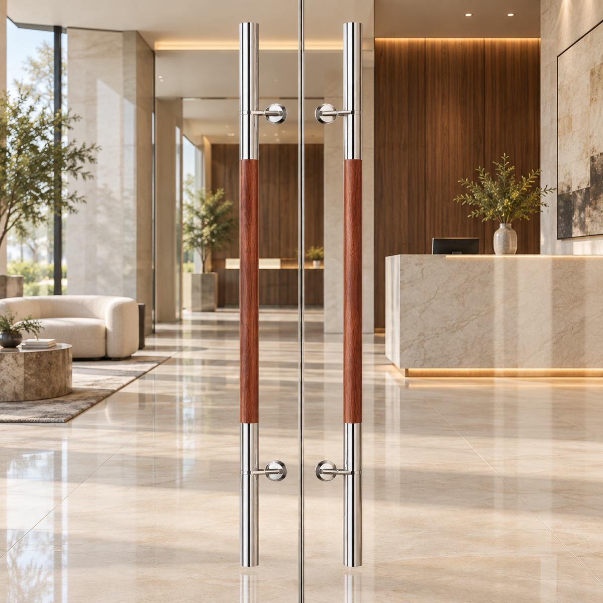 GRAIN Sculptural Door Pull Handle