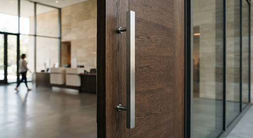 Architectural interior with bespoke hardware